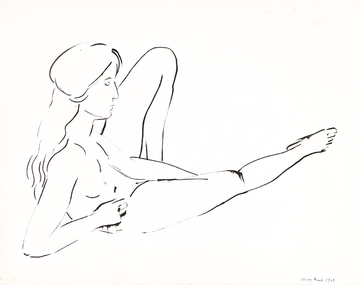 Frank, Mary Lockspeiser (b. 1933) Four Untitled Figure Studies.
